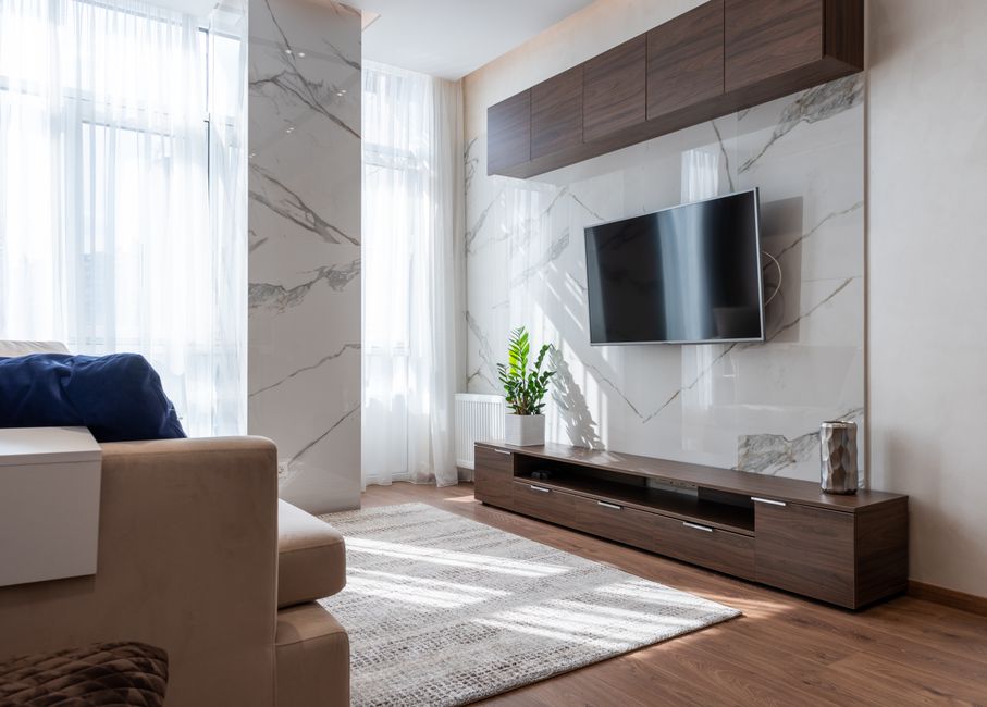 Modern taupe tv meubel in verschillende designs